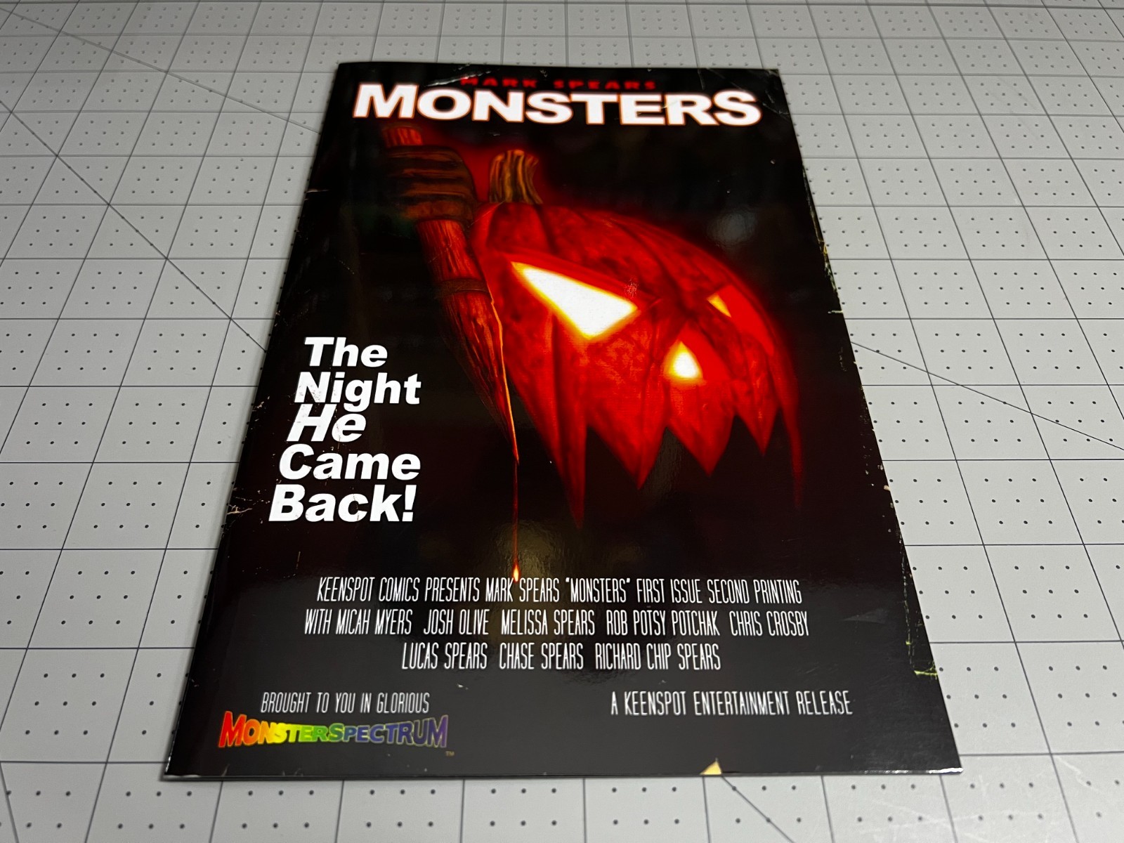 MARK SPEARS MONSTERS #1 2ND PRINT (KEENSPOT) 2024 1:20 HALLOWEEN VARIANT