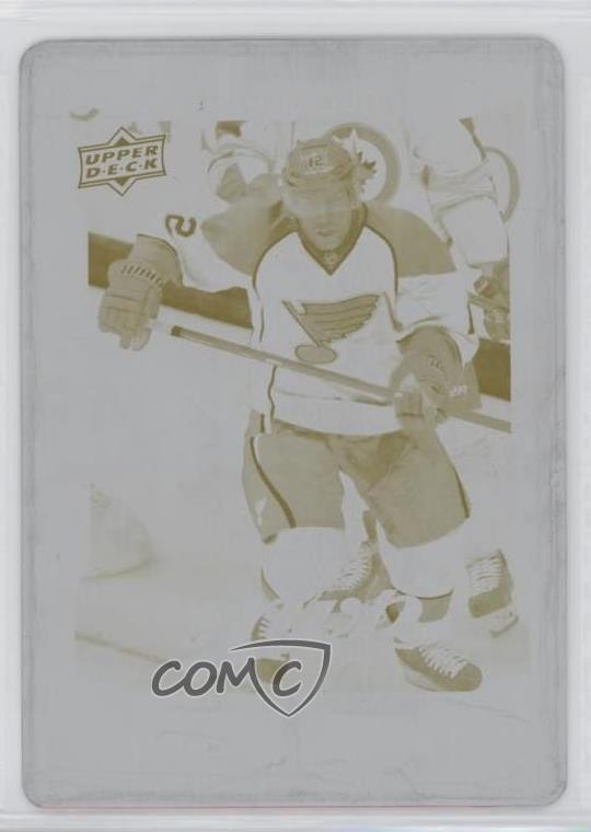 2014-15 Upper Deck MVP Printing Plate Yellow 1/1 Derek Roy #113 xp6