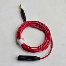 Genuine Beats By Dr. Dre PowerBeats 3.5mm Headphones Extension Cable BLACK