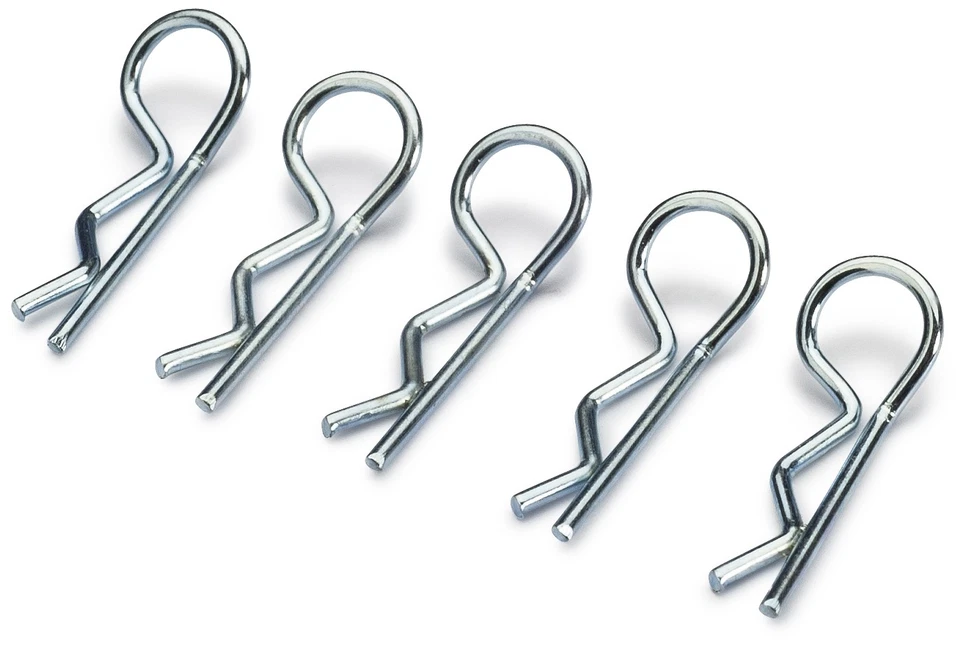 Absima Karosseriesplinte klein/silber (10 St.) 2440012 Body Clips 1/10
