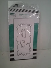 Ldrs Creative Thankful Flowers Three Die Set, New In Package 8262