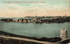 Postcard Kingston Ont. Canada: Royal Military College, Harbor | Antique DB c1910