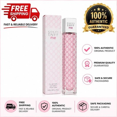 Gucci Envy Me Women's Eau de Toilette Spray 3.4 oz 100ml Fresh Floral Perfume