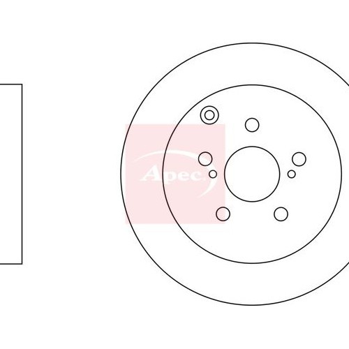 APEC Brake Disc DSK2472