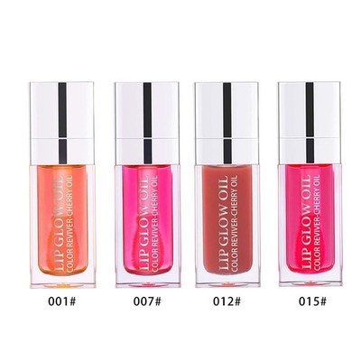 Lip Glow Oil Big Brush Head Plumping Lip Oil Glitter Shine Lip Care Lip Tint