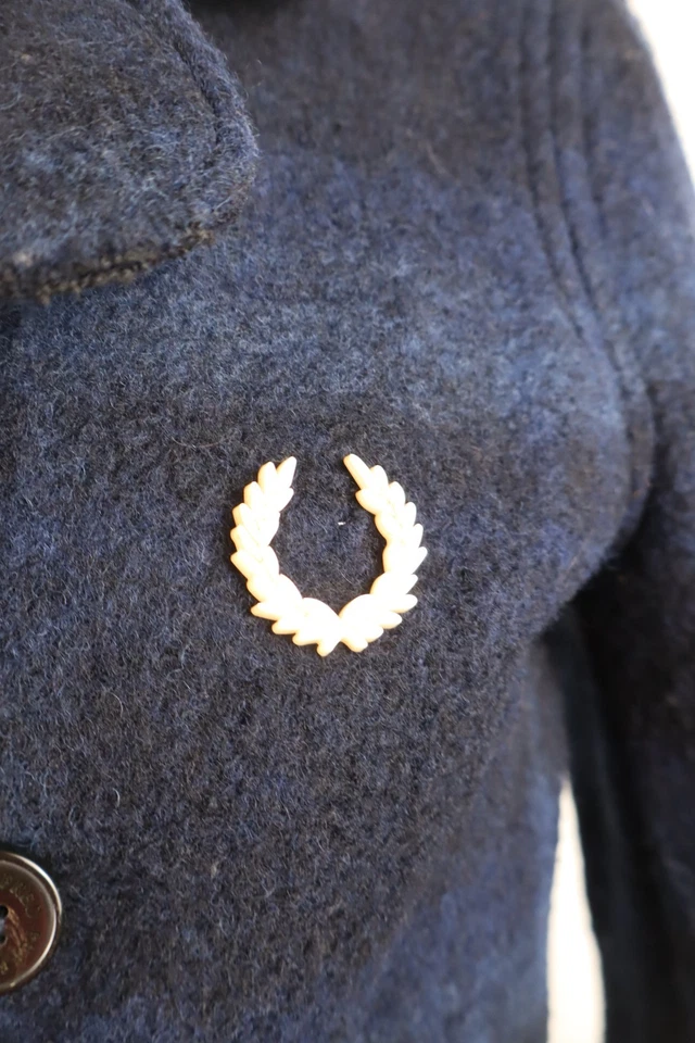 Fred Perry Chaqueta Blazer Lana Hombre Talla S Jacket Casual Vintage Doble Pecho - Imagen 3 de 4