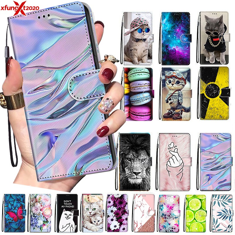 For iPhone 17 16 15 14 13 12 11 Pro Max 8 Pattern Case Wallet Leather Flip Cover