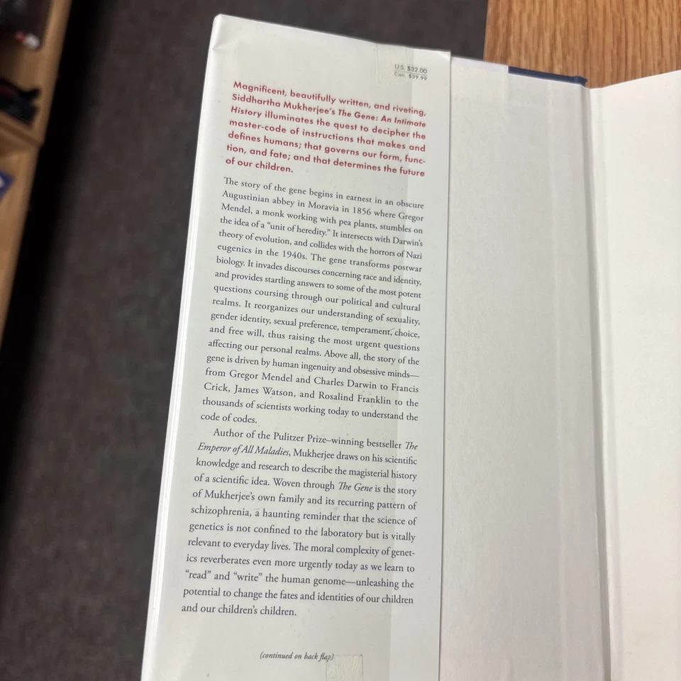 Summary of the Gene:An Intimate History by Siddhartha Mukherjee by Scribner 2016 - Image 4 of 4