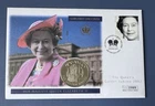 2002 Falkland Islands 50p PNC. QEII Golden Jubilee One UK Stamp 2069.