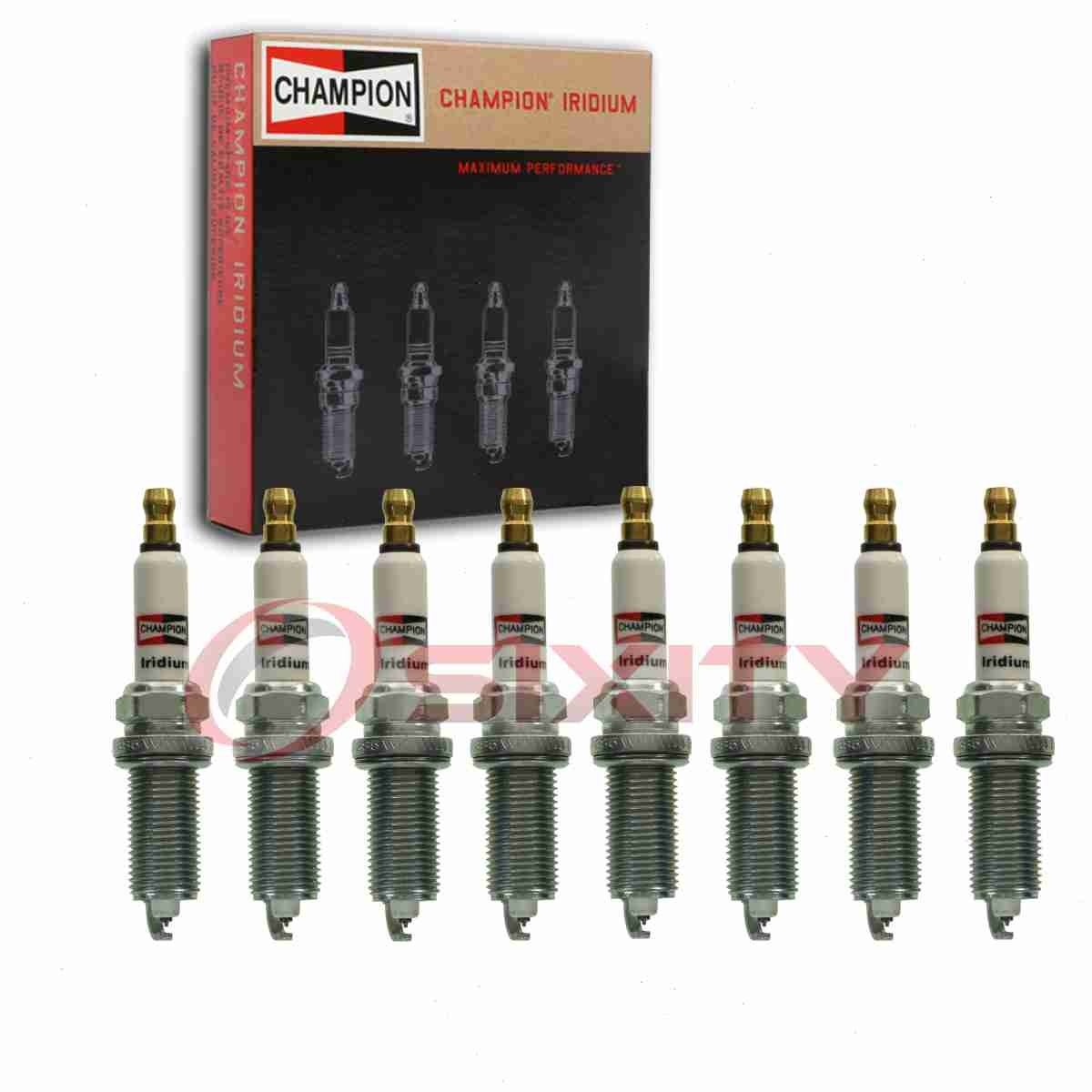 8 pc Champion Iridium Spark Plugs for 2015-2020 Lexus RC F 5.0L V8 Ignition aj