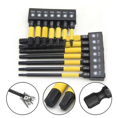 Hex Shank Screwdriver Bits 1/4 Inch Screwdriver Bits Alloy Steel Easy To Store