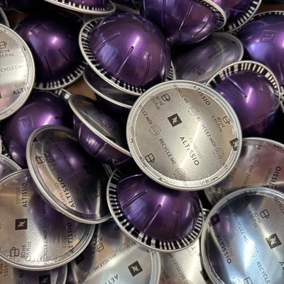 Nespresso Capsules Vertuo, Altissio, Medium Roast Espresso Pods 50 Ct BULK/LOOSE