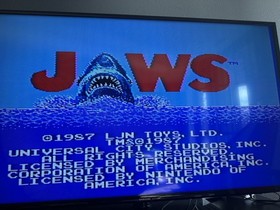 Nintendo NES Jaws Game Cartridge