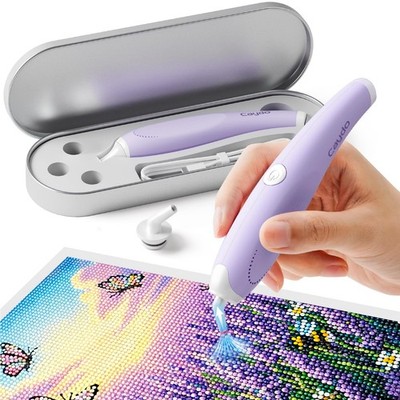 Caydo Cordless Electric Diamond Painting Pen, E-Painter for Purple 