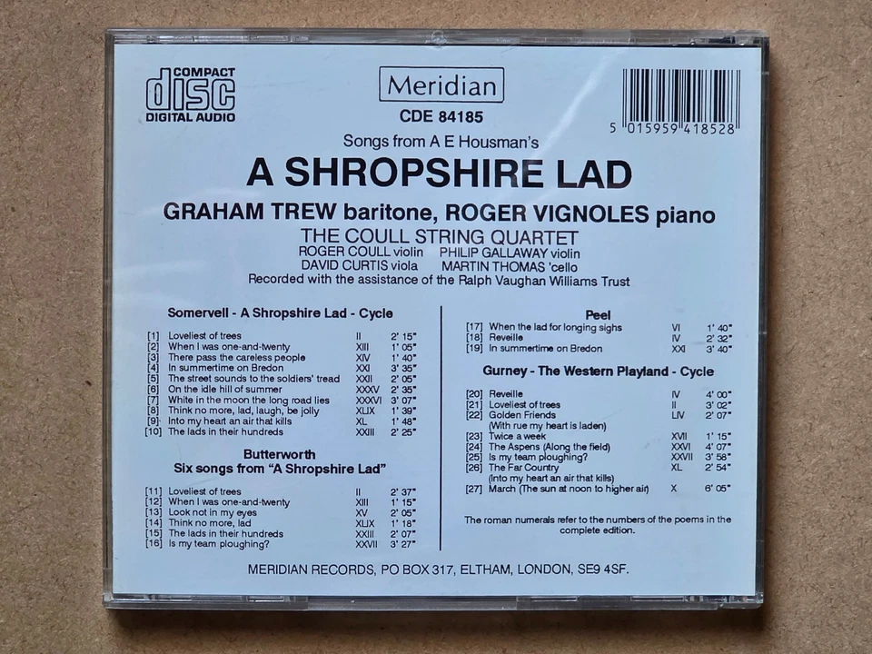 A Shropshire Lad CD AE Housman - Image 4 of 4