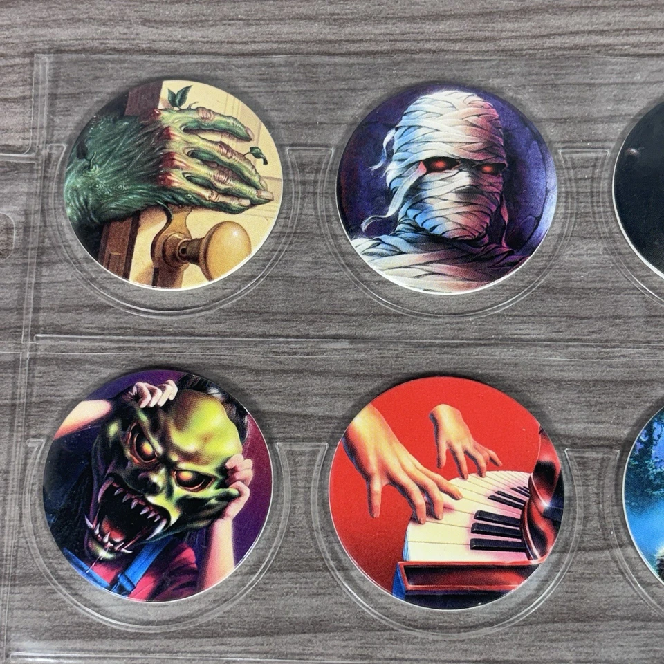 Lote De 16 Pogs Piel de Gosebumps 1995 REGALO COLECCIONABLE De Colección Foto 2 de 4