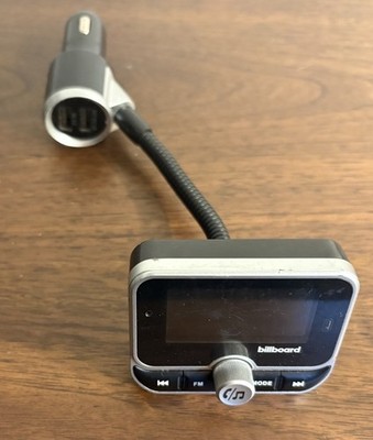 Billboard~Bluetooth FM Trans Wireless Radio Adapter Hands-Free Car Kit~Works
