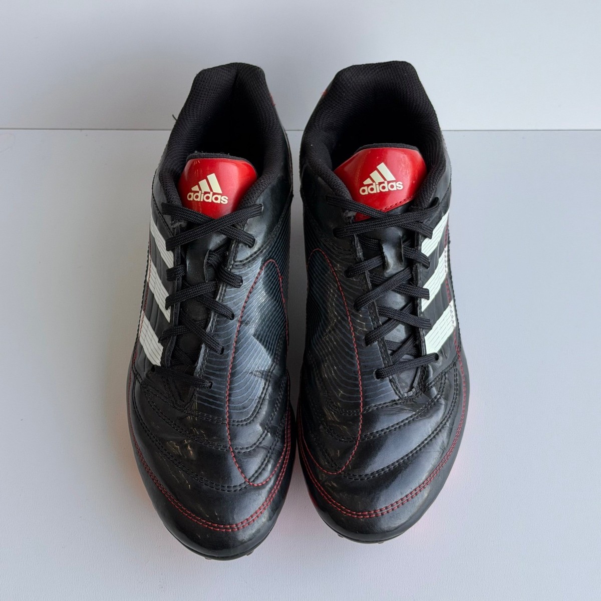 Adidas Predator X TRX Soccer Cleats Men 7.5 Black Red Leather