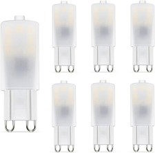 G9 LED Bulbs Cool White, Inlight 240V 2.5W Capsule Bulb 6000K, Replace G9 Halog