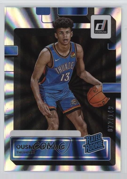 2022-23 Panini Donruss Rated Rookie Holo Laser 72/149 Ousmane Dieng #211 12vy