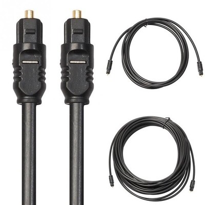 Digital Fiber Optic Audio Cable Cord Optical TosLink for TV DVD AMP USA