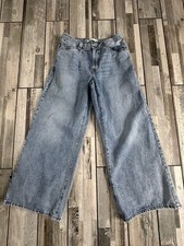 Levis 94 Baggy Wide Leg Jeans Womens 30x30 Blue Mid Rise Relaxed Cotton Denim