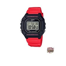 Casio Men's W218H-4B Orange Digital Watch