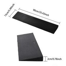 Cuttable Rubber Threshold Wheelchair Ramp Non-Slip Doorway Car Driveway Ramps