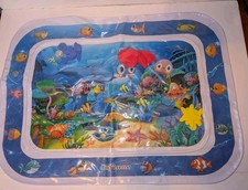 Infant Sensory Tummy Time Water Mat Baby Development Ocean Fish
