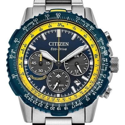Citizen Promaster Sky Navihawk Blue Angels Chrono Sapphire Watch