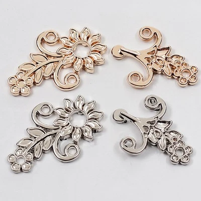  6 Pcs Kleiderschnalle Aus Metall Metallener Cheongsam-verschluss - Bild 1 von 4