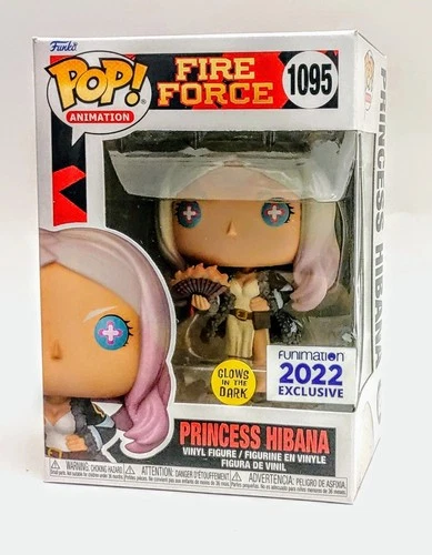 Funko POP! Animation: Fire Force Princess Hibana 1095 GITD Funimation Exclusive