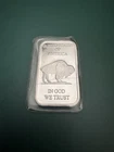 1 OZ .999 FINE SILVER BULLION BAR - BUFFALO/INDIAN HEAD, SEALED