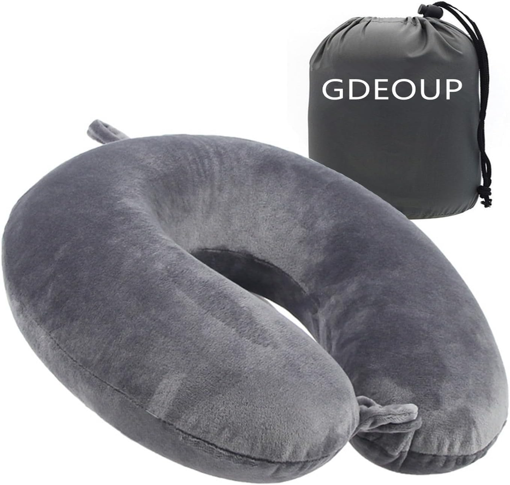 Travel Pillow Memory Foam Neck Pillow Support Pillow,Luxury Compact & Lightweigh