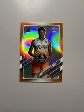 2021-22 Topps Chrome OTE Jazian Gortman Orange Chrome Refractor RC SP /25