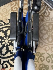 Culver Mobility Blue Foldable Lightweight Electric Wheelchair