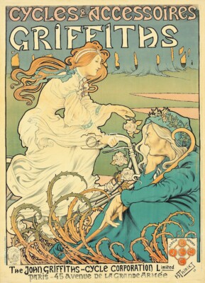 VéLO CYCLES LE GLOBE Rxfi-POSTER HQ 45x60cm d'une AFFICHE VINTAGE