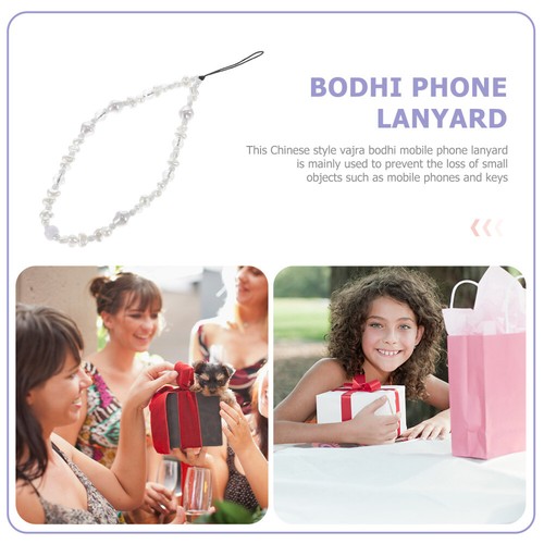 4 Count Mobile Phone Lanyard Jewelry Hanging Charms Wrist Strap Beaded - Zdjęcie 5 z 12