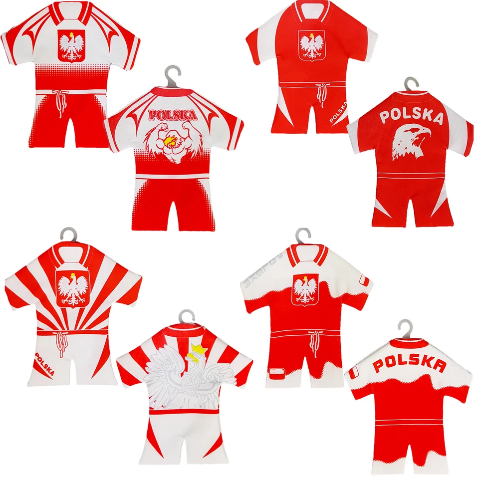 POLSKA Polen Auto mini Trokot Polnische Flagge PolenT-Shrt⚽