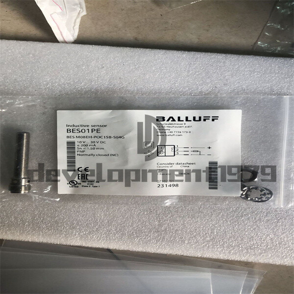 BALLUFF BES M08EH-PSC15B-S04G Inductive Proximity Sensor – New, 1 Piece