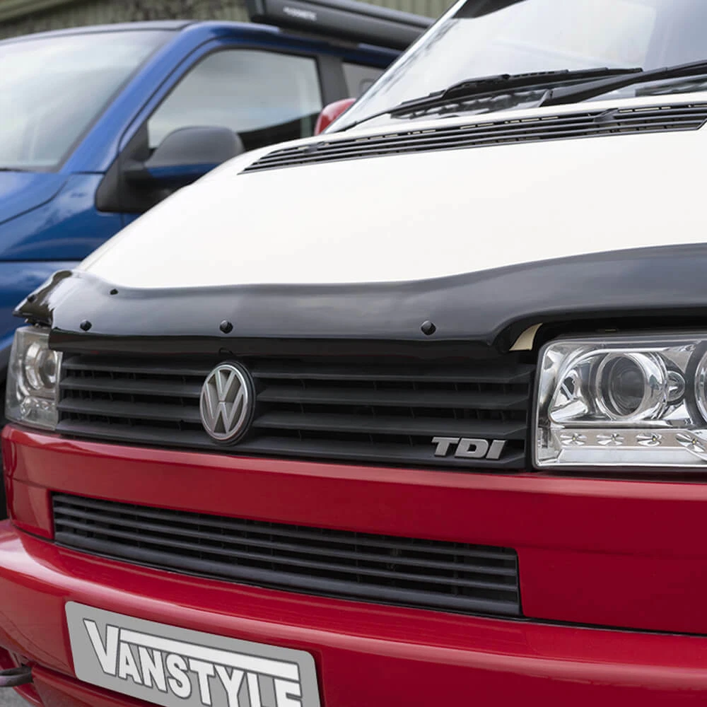 FITS VW T4 CARAVELLE SHORT NOSE 90 03 BONNET WIND DEFLECTOR