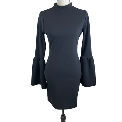 black bodycon dress missguided Missguided Black Strappy Scuba Bust Cup Bodycon, Women's, Size 4