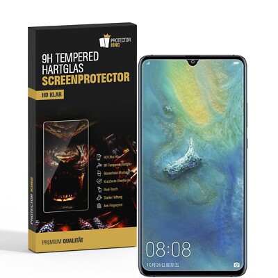 6x 9H Panzerfolie für Huawei Mate 20 Hartglas Schutzglas Displayschutz HD KLAR