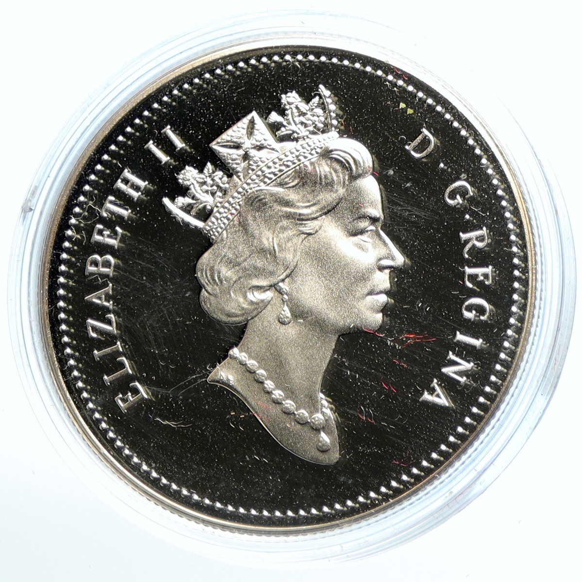1991 CANADA Elizabeth II STEAM SHIP FRONTENAC 1816 Proof Silver $1