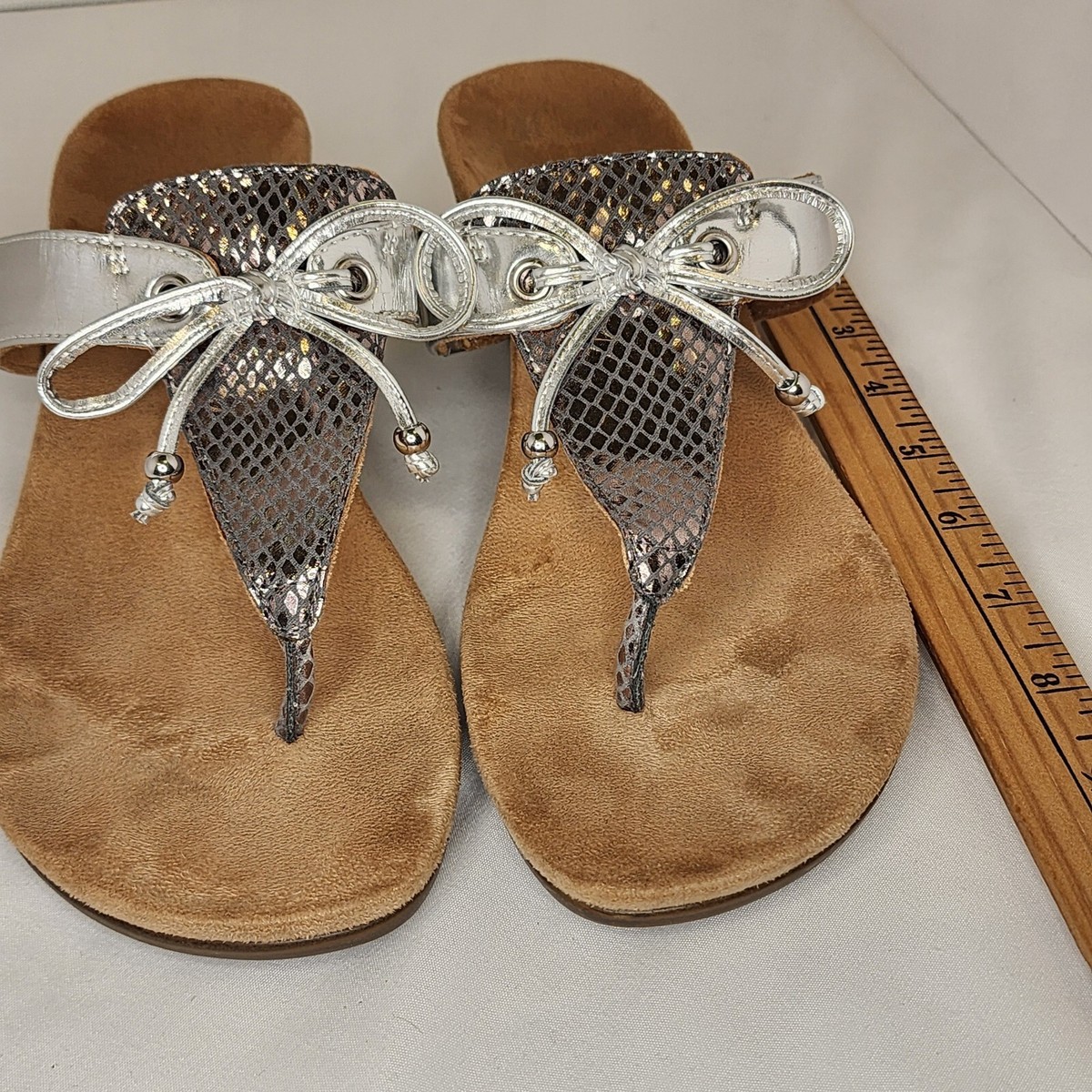 Rhinestone Naughty Monkey Bow Sandals Lemonade Crystal Couture