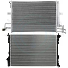 Radiator & AC Condenser Cooling Kit For 2011-2018 Ford Explorer 3.5L V6