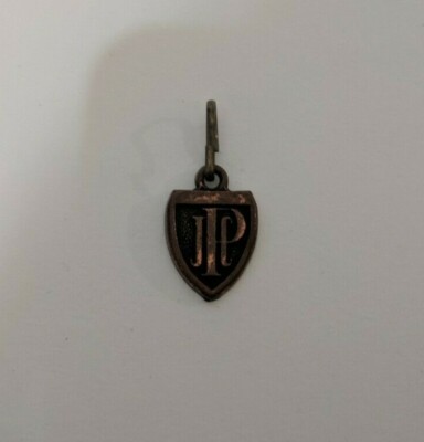 Vintage Royce NY Pendant Marked JIP Zipper Accent 3/4'' Charm