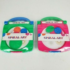 Spiral Art Craft Set Stencil Spiral Wheels Compact Brand New Spring Colors
