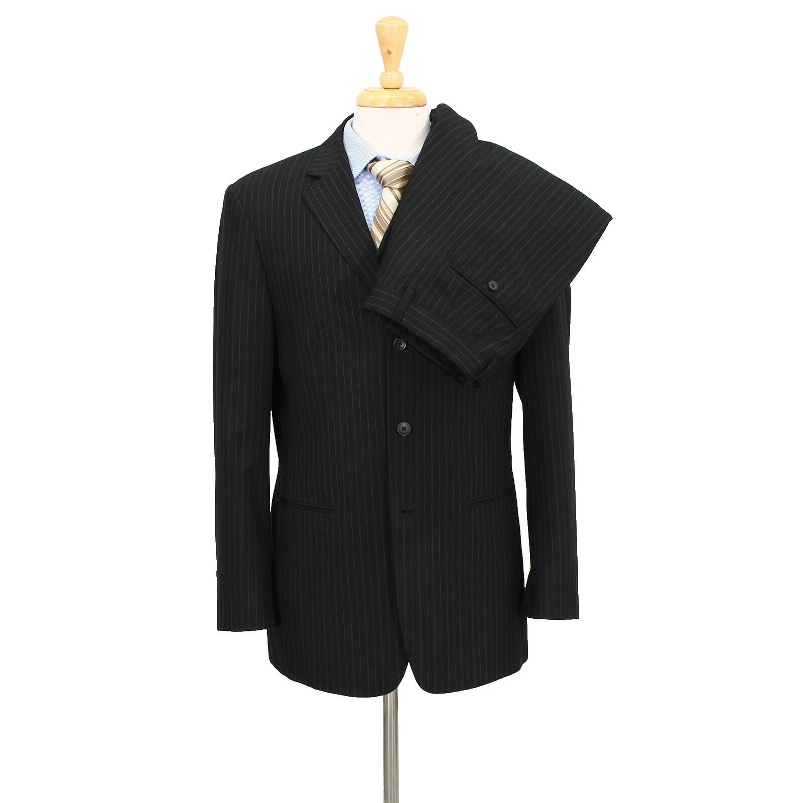 J. Ferrar Classic Striped Suits & Blazers for Men