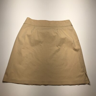 Banana Republic Skirt Womens Size Tan Straight High Rise